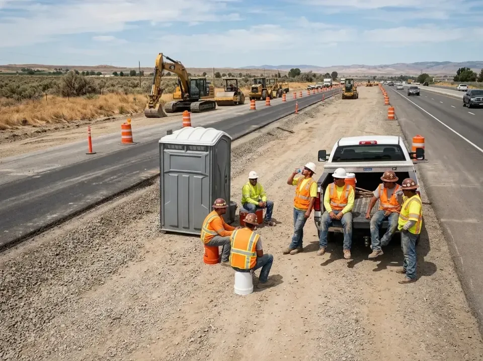 highway-road-construction-crew-007 — frequently asked questions, Porta Potty and Restroom Rentals in Clemson University, SC